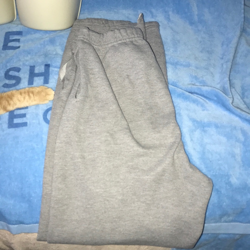 Jerzees premium fit grey sweats XL